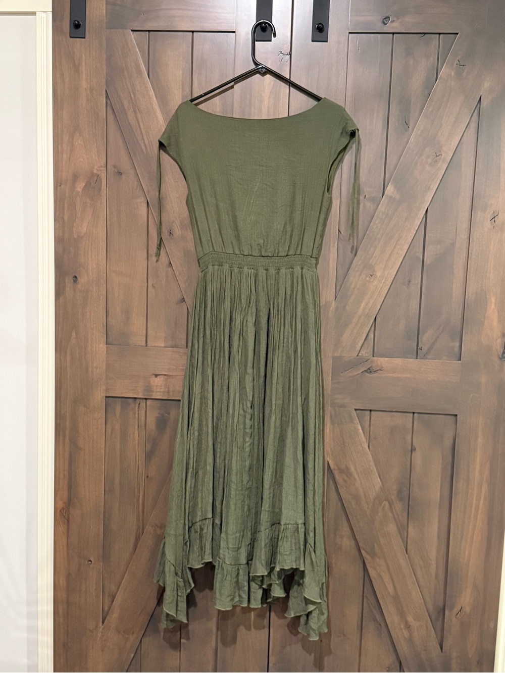 Joyfolie Mia Joy Women’s Gia High Low Dress in Olive Size Small NWOT - Picture 4 of 5
